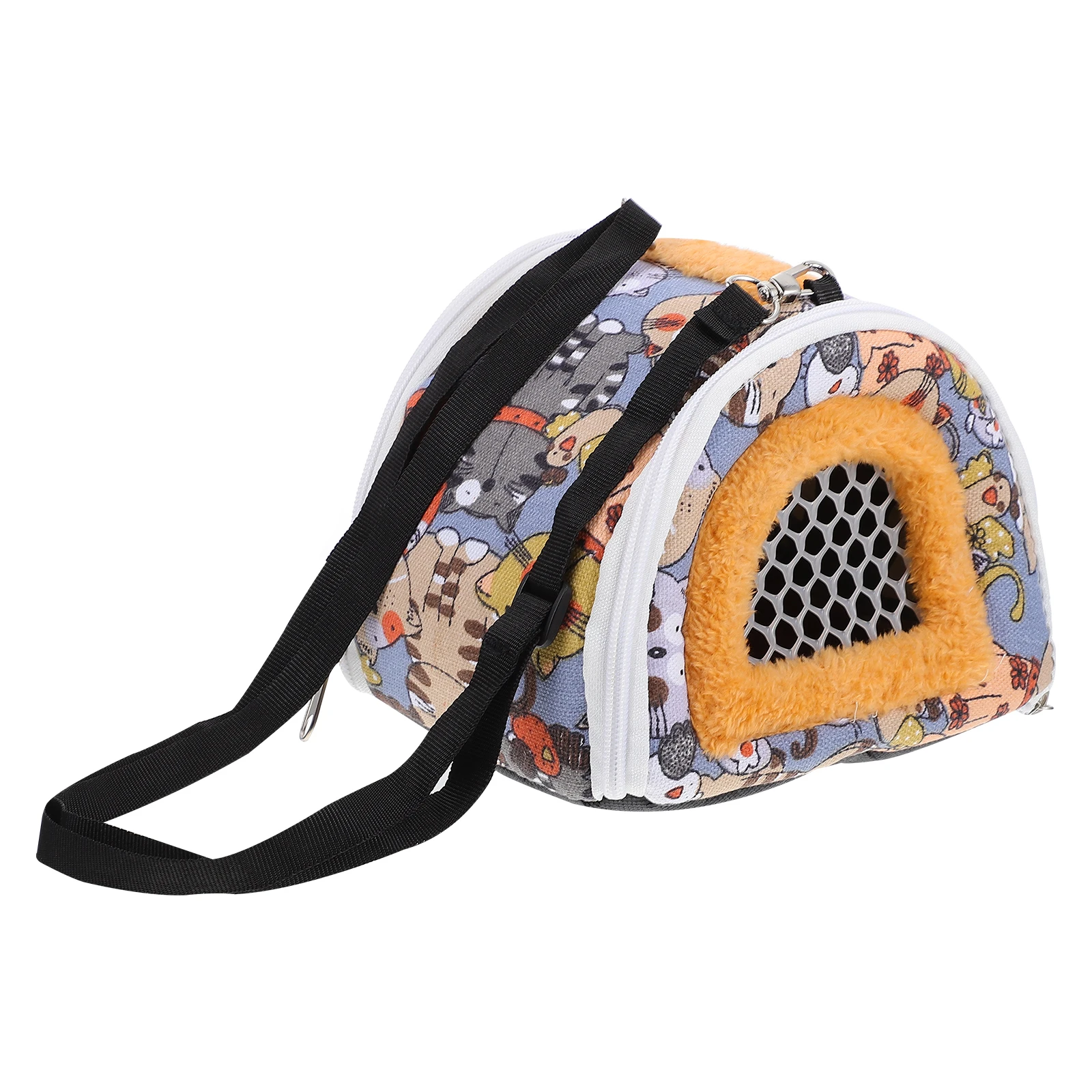 

1Pcs Animal Pattern Portable Hamster Carrying Bag Small Animal Travel Carrier Outdoor Hedgehog Guinea Pig Rat Nest Pet Supply