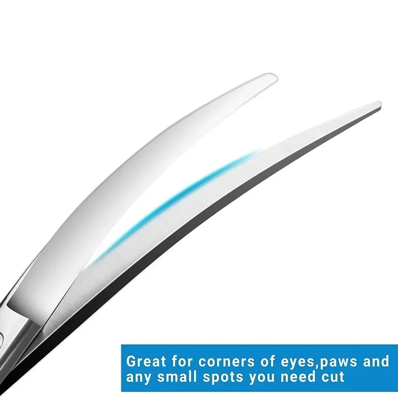 7.5 Inch  440C Steel 25-Degree Curved Scissors Shears