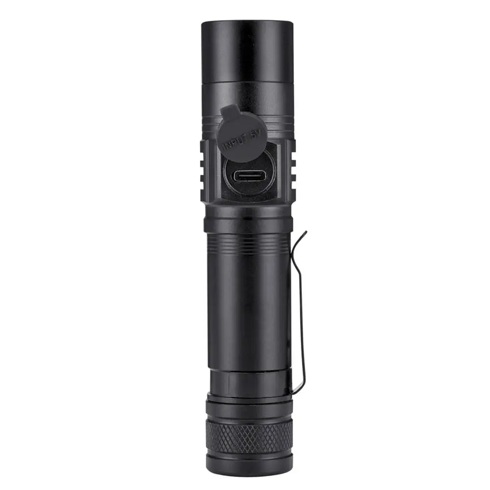 Linterna UV ultravioleta 365 nm recargable USB para inspección - imagen 2