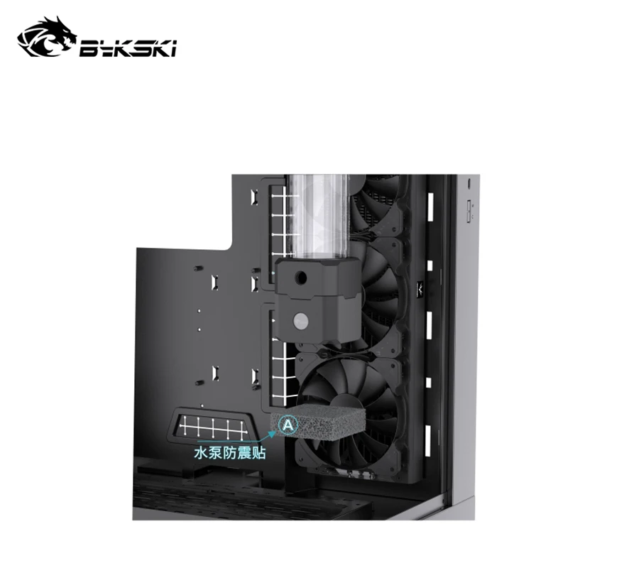 

Bykski B-UL-D5-X-V4 D5 Water Pump Maximum Flow Lift 4.5 Meters 750L/H DC12V for PC Cylinder Water PUMP PWM Automatic Speed