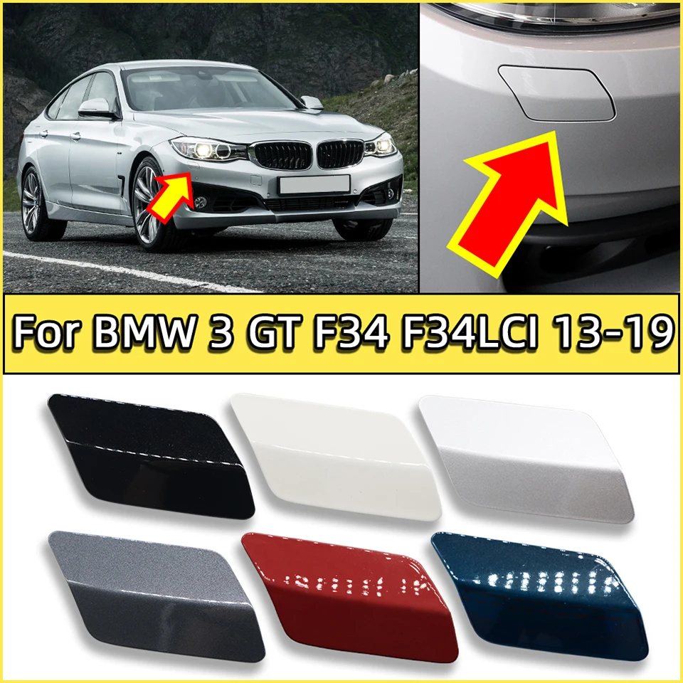 For BMW3 GT Gran Turismo F34 F34LCI Ordinary Edition Headlight Washer Nozzle Garnish Cover Shell Cap Shell 2013-2019#51117371847