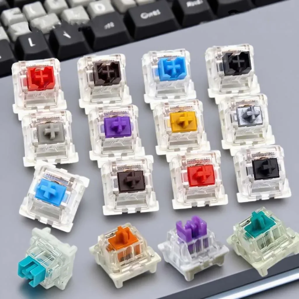 

Outemu Switches Mechanical Keyboard 3Pin Dustproof Linear Tactile Clicky Silent DIY Gaming Switch Compatible with MX Switch