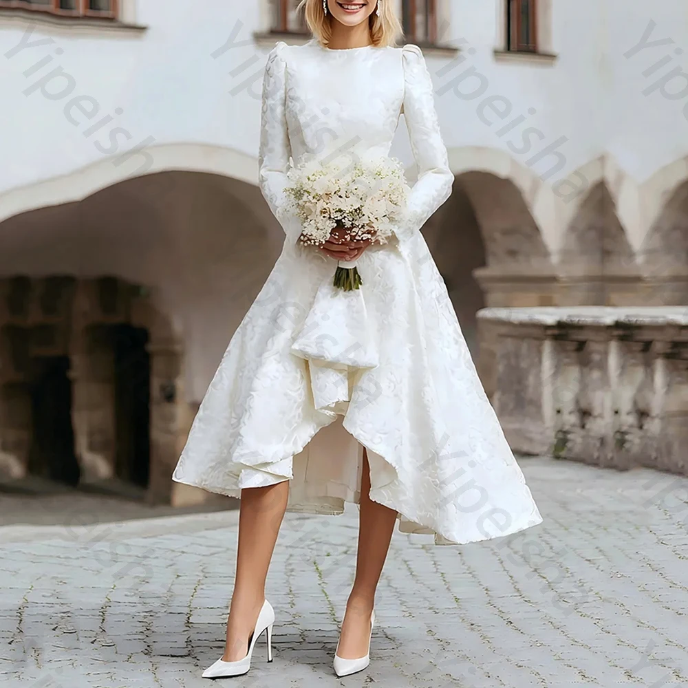 Personalizado sexy o-pescoço mangas compridas vestidos de noite elegante vestido de celebridade requintado de alta qualidade vestidos de festa de baile para mulher