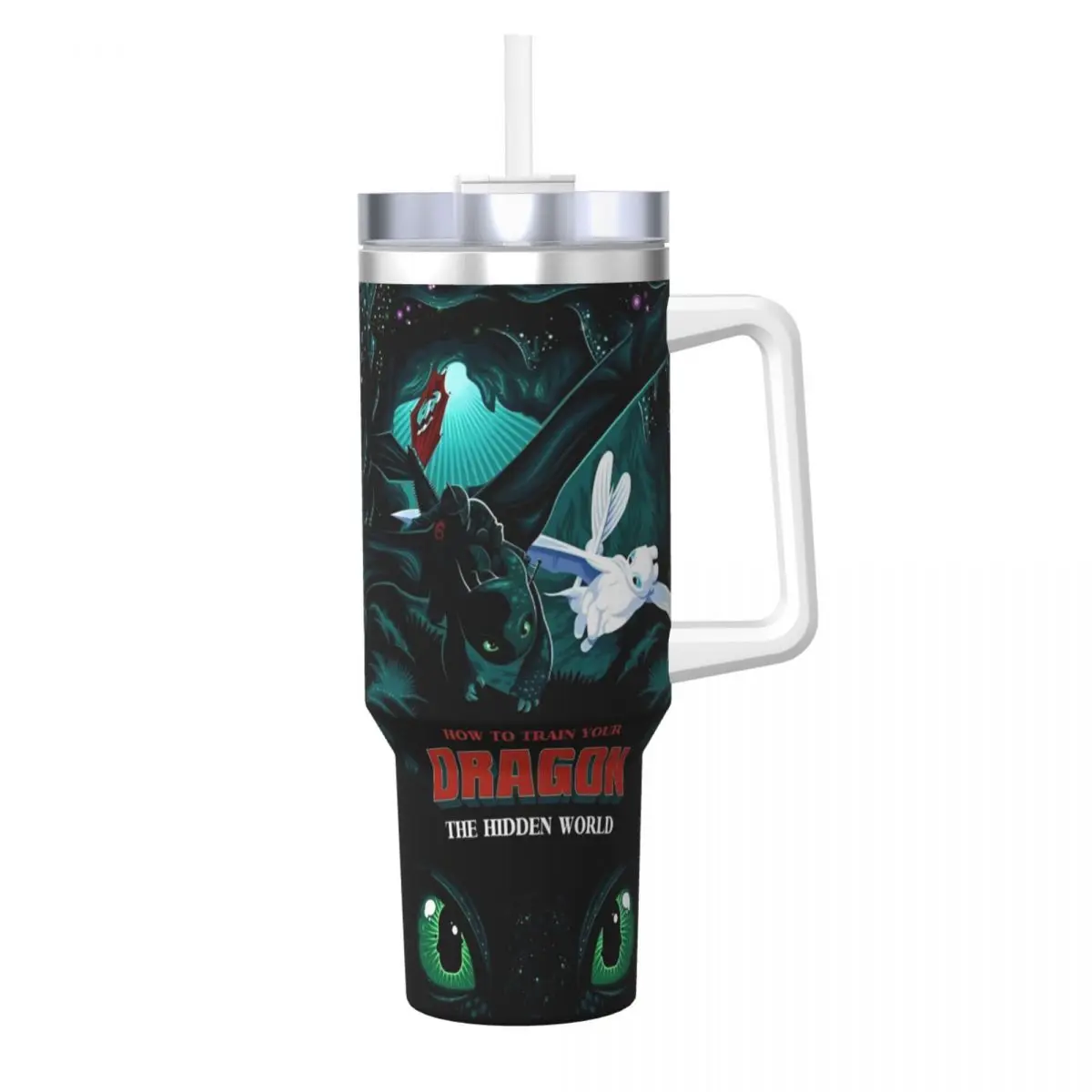 How To Train Your Dragon Tumbler Cold Drink Water Bottle Insulated Stainless Steel Thermal Cups Custom Travel Car Mugs