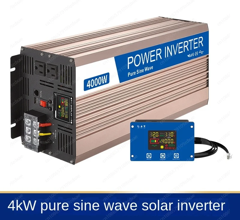 High power off-grid pure sine wave inverter 4000W12/24/48V to 110 220V inverter manufacturer