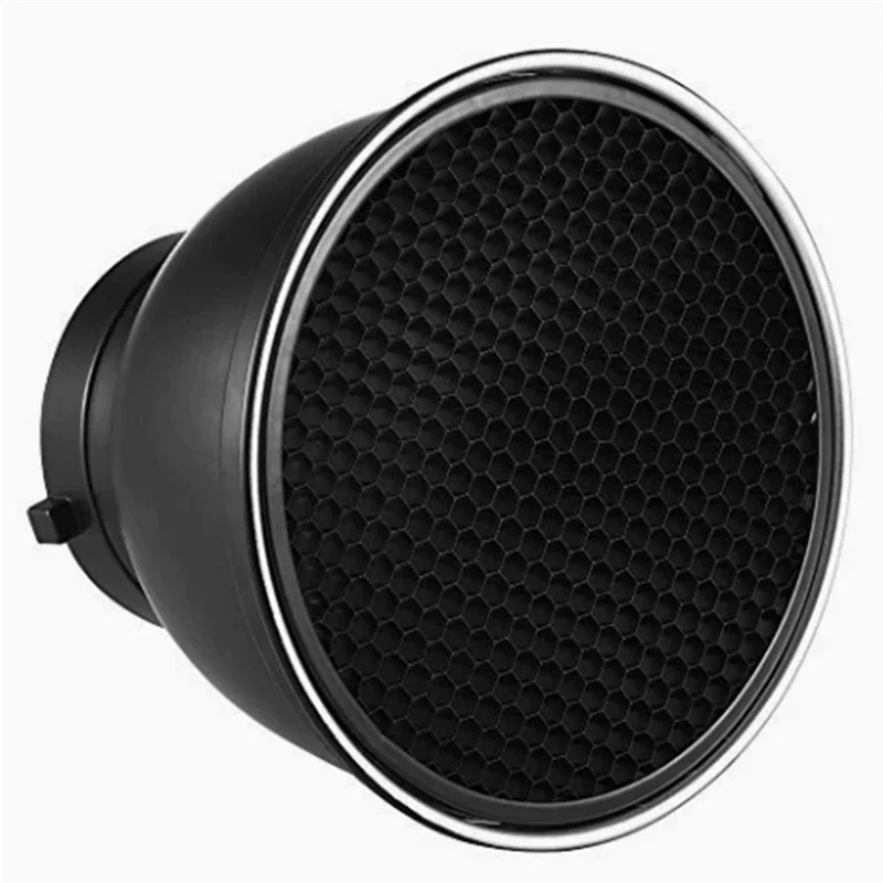 -A25M 7-Zoll 18CM Fotografie Standardabdeckung Fotografie Standardabdeckung mit 60 °   Honeycomb Forbowens Mount Studio Strobe Flash Li