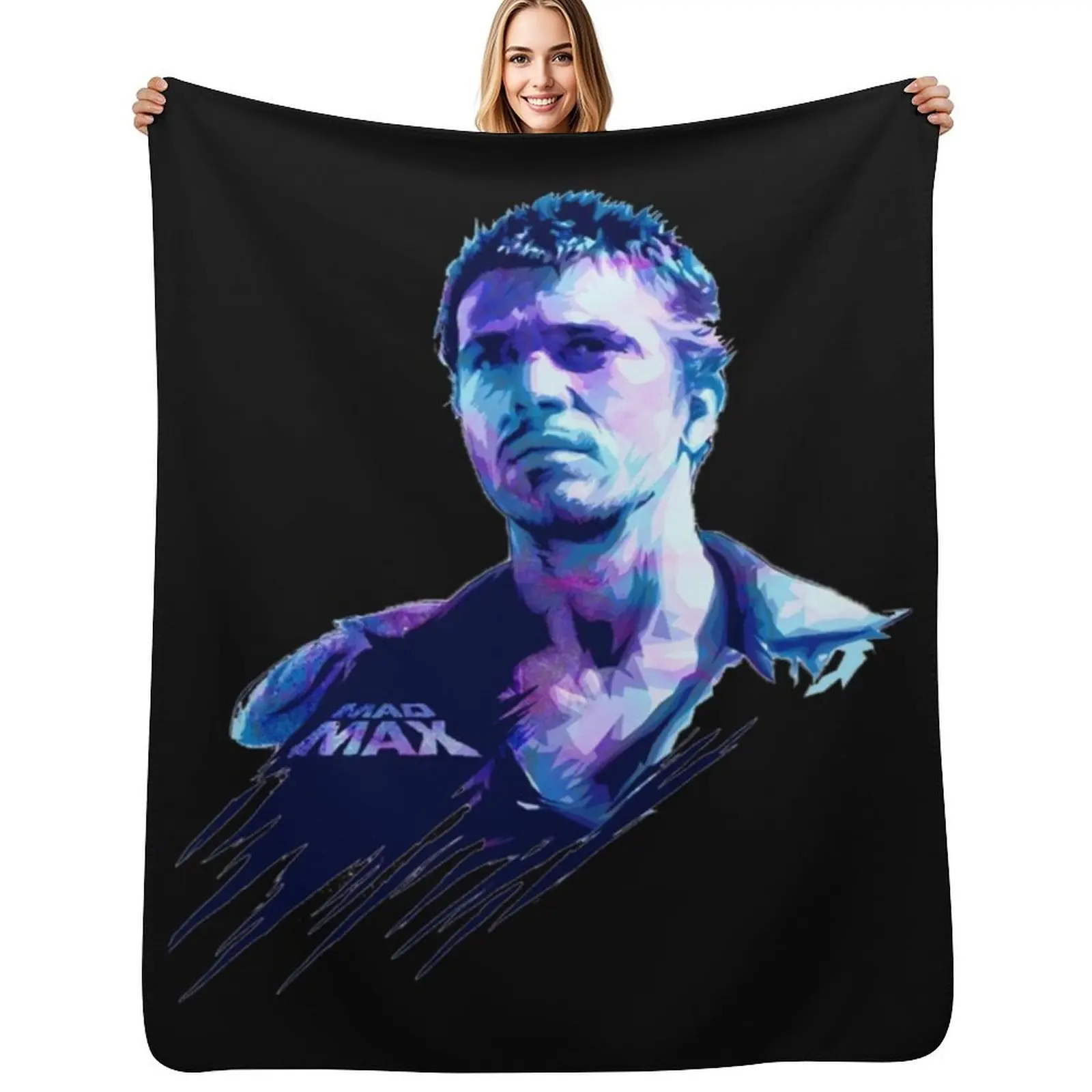 

Mel Gibson Classic T-Shirt Throw Blanket Long Lasting Soft Plush Blanket for Daily Use