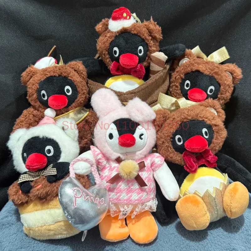 

Original Pingu Chocolate Season Blind Box Afternoon Tea Scented Chocolate Keychain Pendant Cute Plush Doll Bag Decor