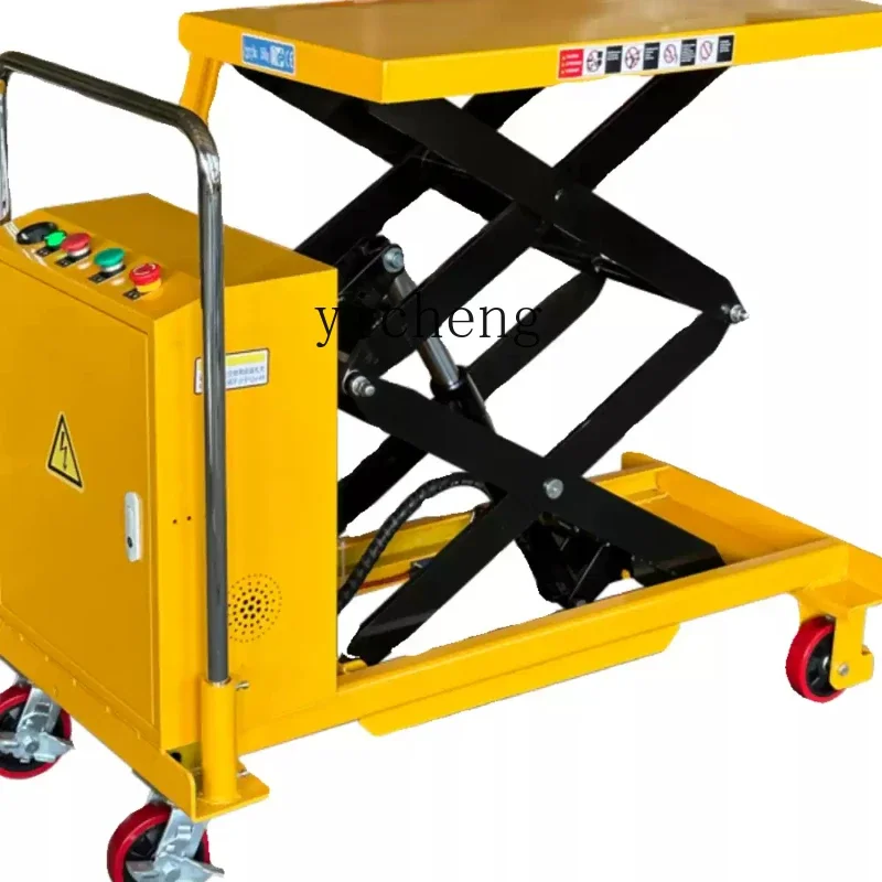 

ZK manual hydraulic lift platform truck mobile flatbed truck electric lift