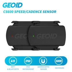 Geoid CS600 Speed Cadence Sensor Or HS500 Heart Rate Monitor Bicycle Computer Speedometer ANT+ Bluetooth Dual Model Sensor