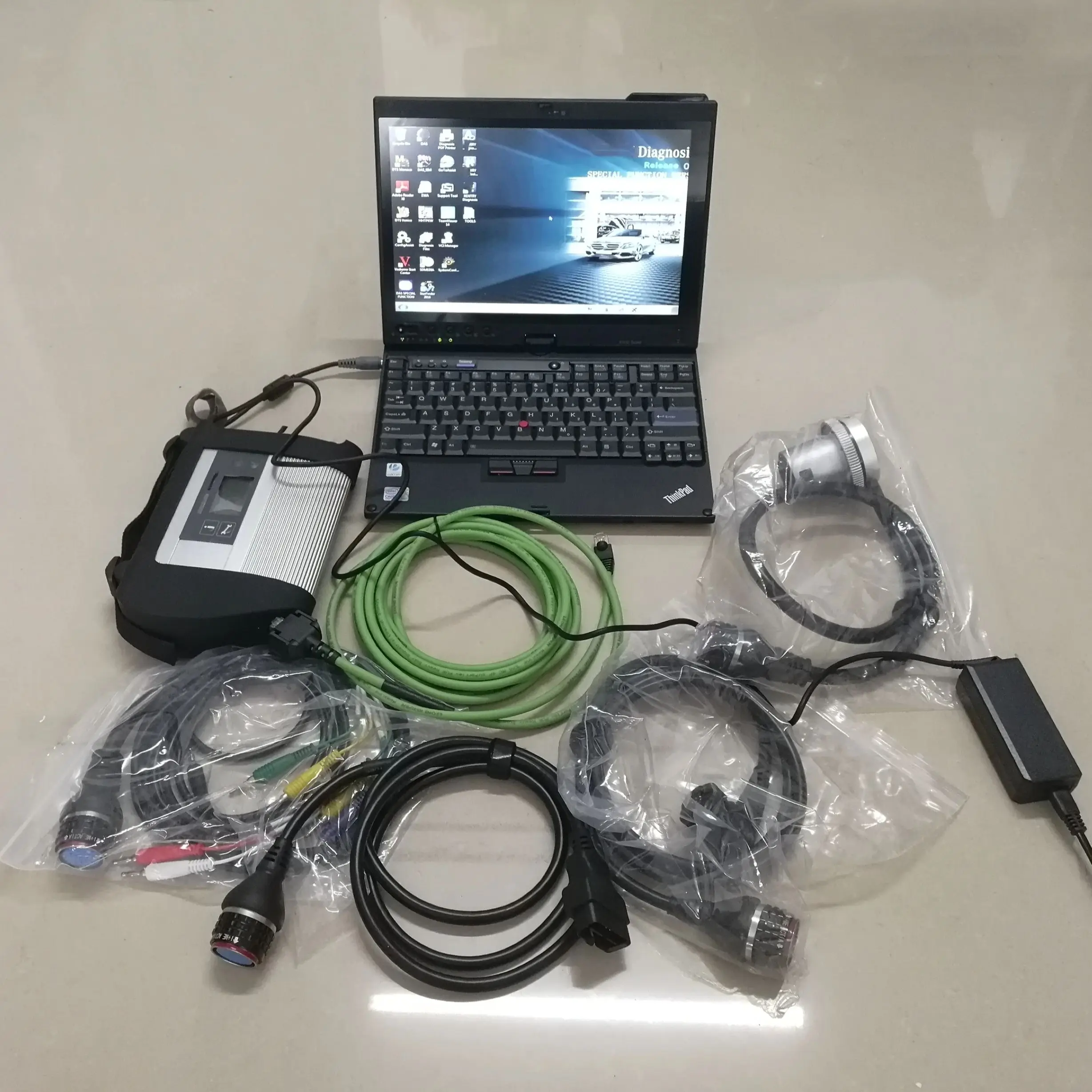 MB DOIP Plus Bus X/HHT Star c4 Diagnostics Software SSD Fast Speed Laptop x220t i5 8g Tablet Full Cables Ready to Use WINDOW10