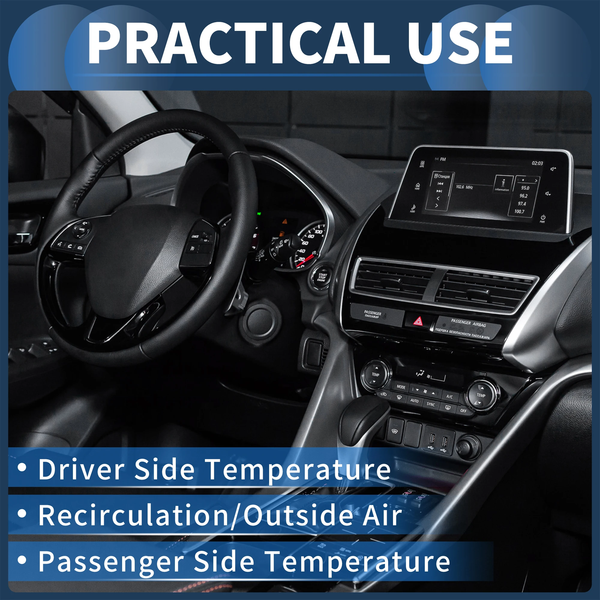 

UXCELL No.25770691 Привод управления дверью смеси обогревателя HVAC для Buick Lucerne 2006-2011 гг.