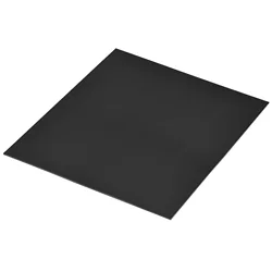 uxcell UHMW Sheet Ultra High Molecular Weight Polyethylene Sheet Hard Plastic Sheet Board 12''x 12 '' x 0.08'' Black 2 Pcs