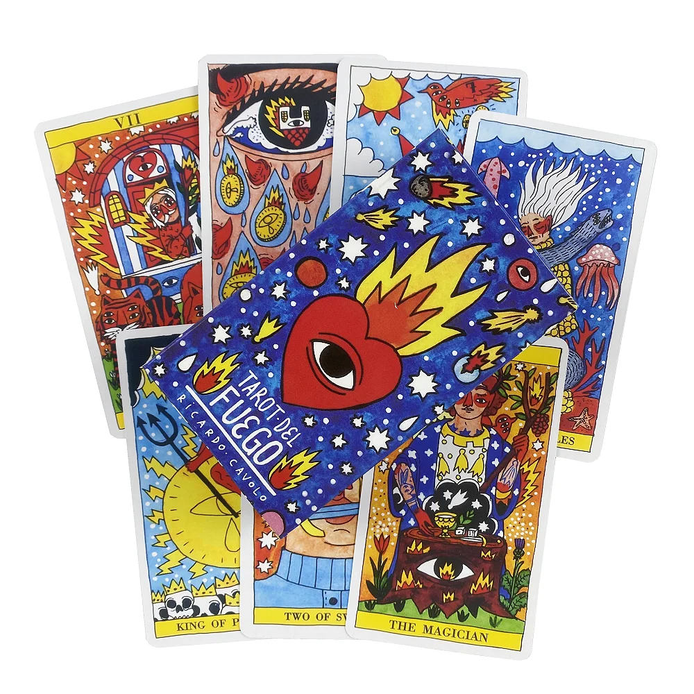 Tarot del Fuego Cards Tarot for Deck Oracles Electronic