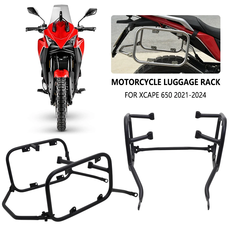 

Motorcycle Accessories Side Panniers Bracket Luggage Saddlebag Support For Xcape 650 X-Cape 650 XCape650 2021-2024 2022 2023