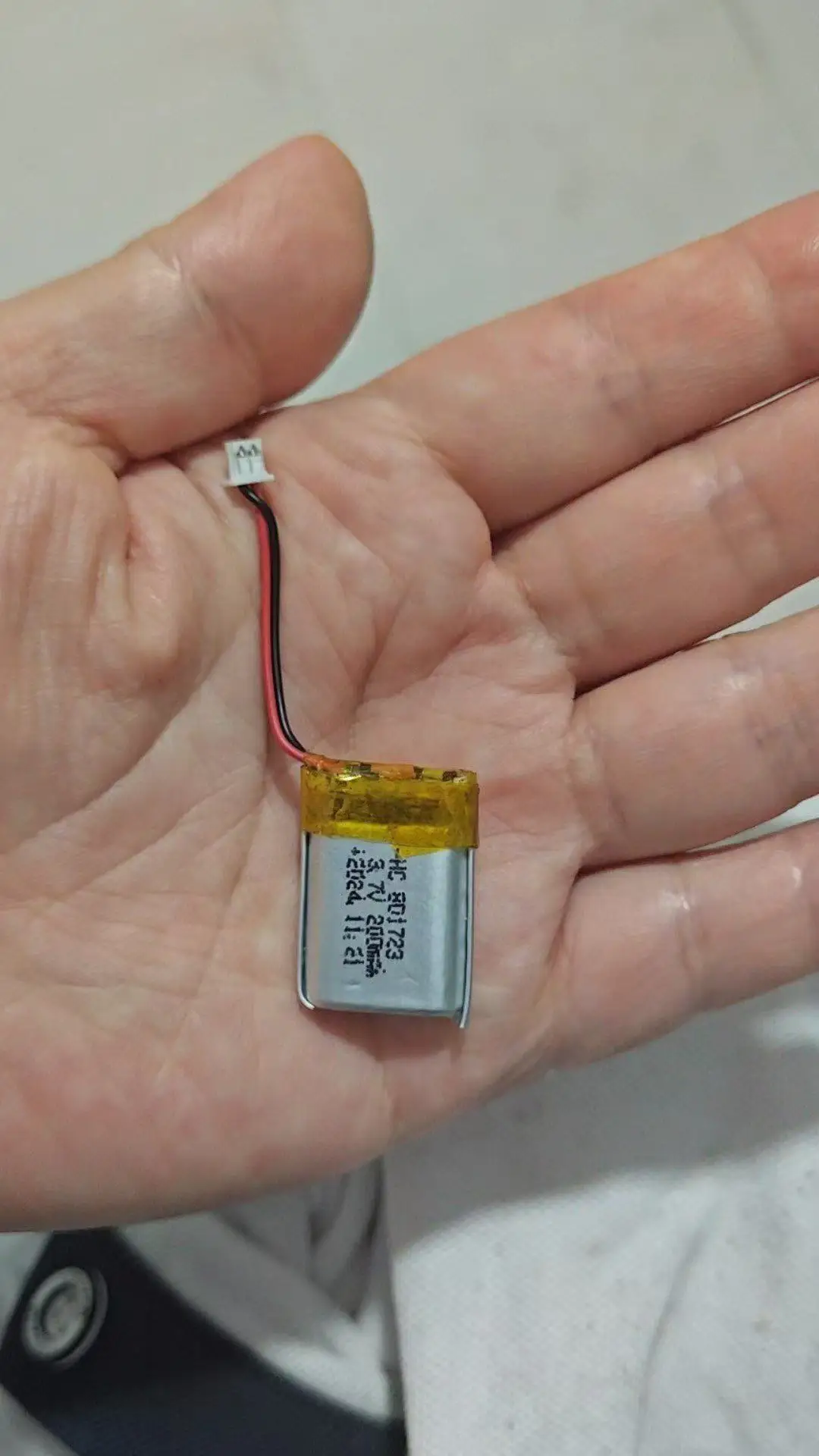 3.7V Polymer Lithium-Ion Battery Video Early Education Machine 801723 Dynamic Charging 200mAh Protection Capacity 1.25
