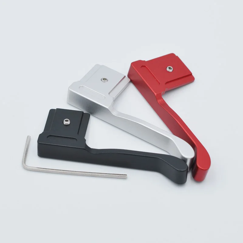 【Price Drop】 Empuñadura de pulgar hecha con empuñadura para Fuji Fujifilm X100 V X100V X-100V Cámara sin espejo con herramienta negra