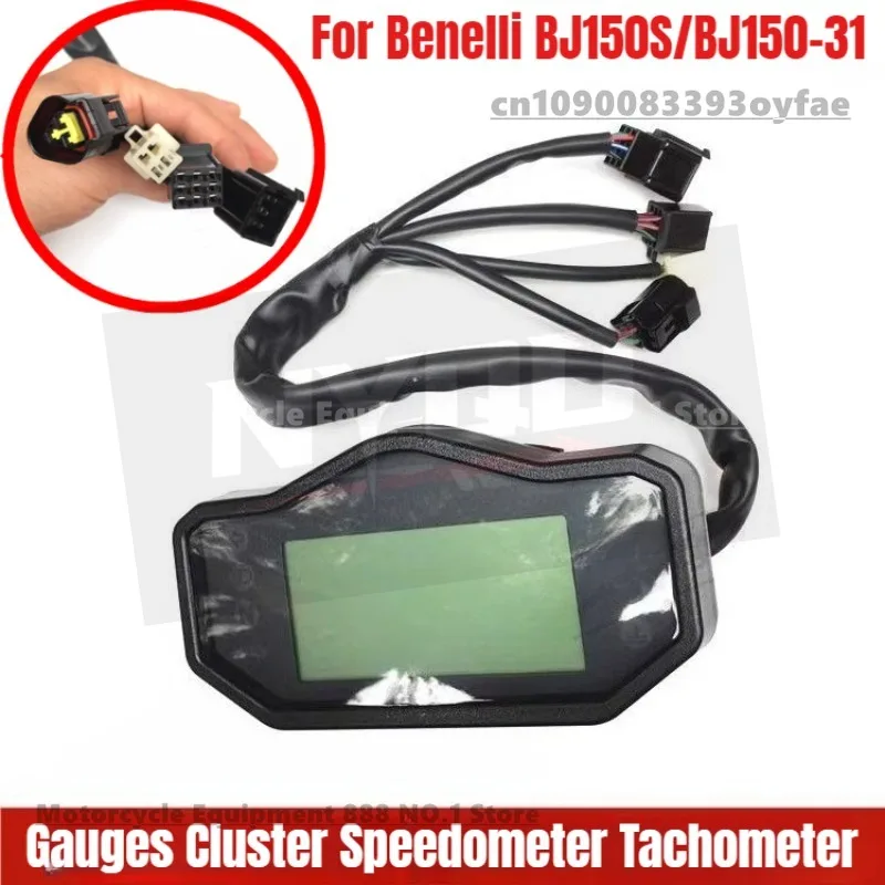 

For Benelli 150s Accessories Benelli 180s Gauges Cluster Speedometer Tachometer BJ150-31 liquid Crystal Dash Board