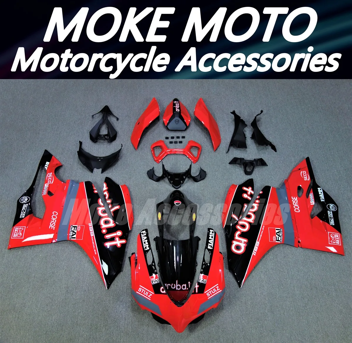 

Комплект обтекателей для мотоцикла, подходит для Panigale 899 1199 2012 2013 2014, комплект кузова из высококачественного АБС-пластика, Новинка