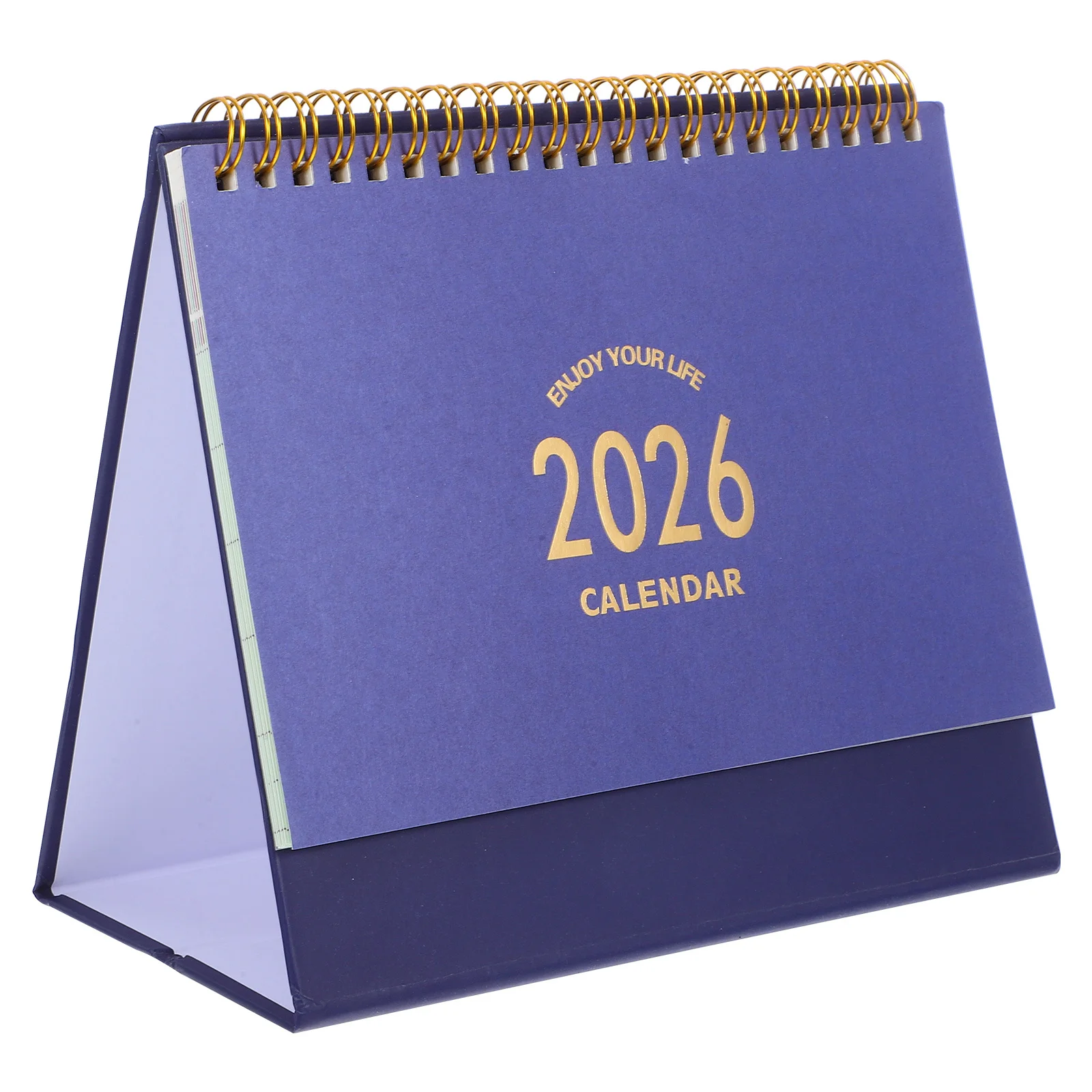 

Small Standing Flip Desktop Calendar 2026 Year of The Horse Minimalist Compact Monthly Desk Planner Mini Calendar