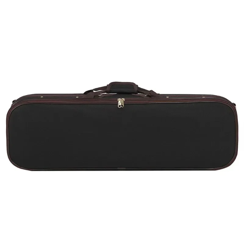 Brown trimmed, melted, with hygrometer, copper lock, shoulder strap, high-quality fabric violin case.