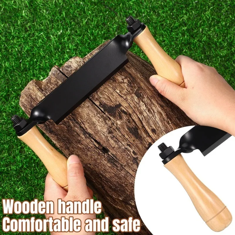 

Большой скребок для коры из полумесяца, ручной инструмент для очистки коры и разглаживания древесины в традиционной деревообработке и лесного хозяйства