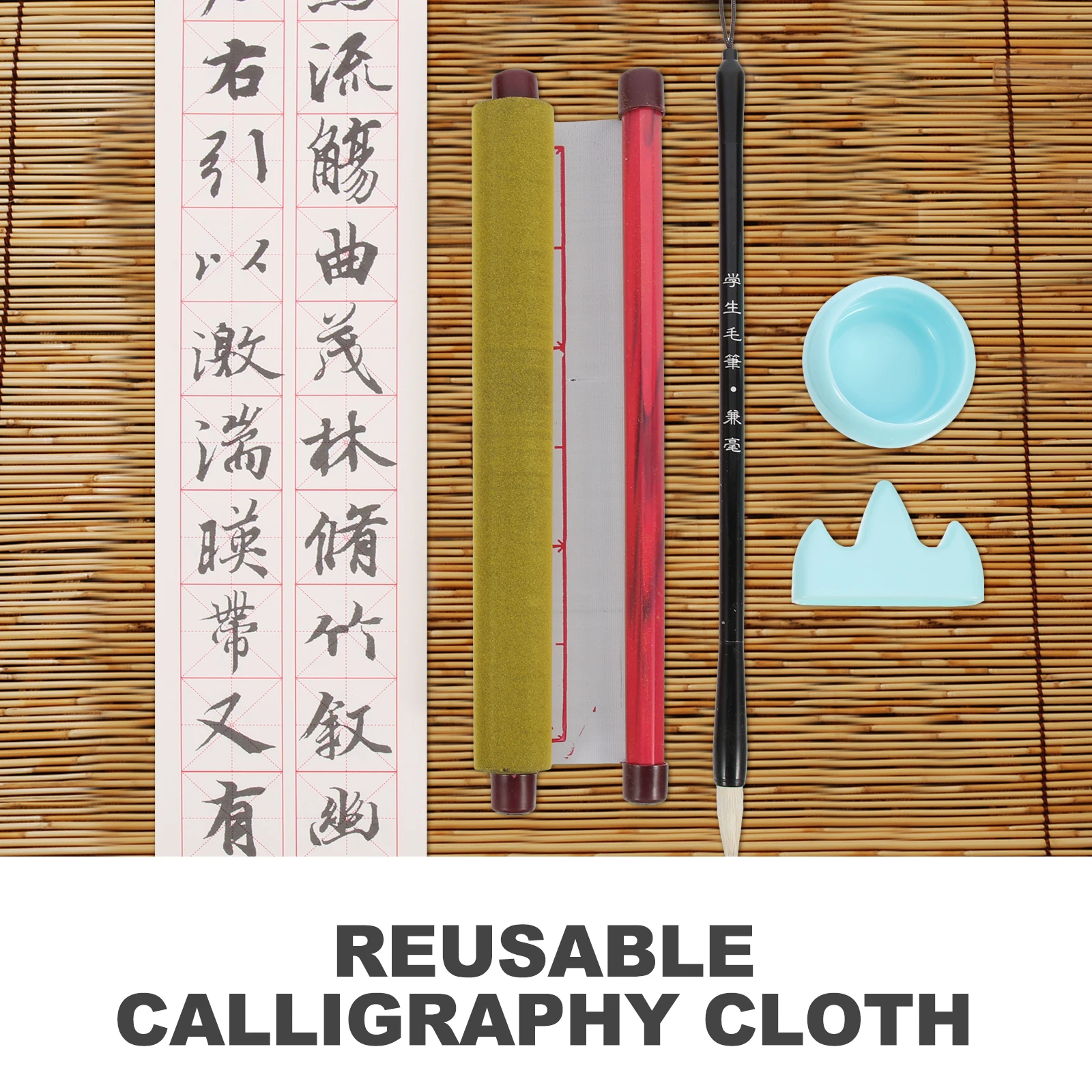

Calligraphy Set Chinese Practice Water-writing Cloths for Nylon Felt Pad Pupils Inkbrushed Reusable Handwriting Kids Supplies