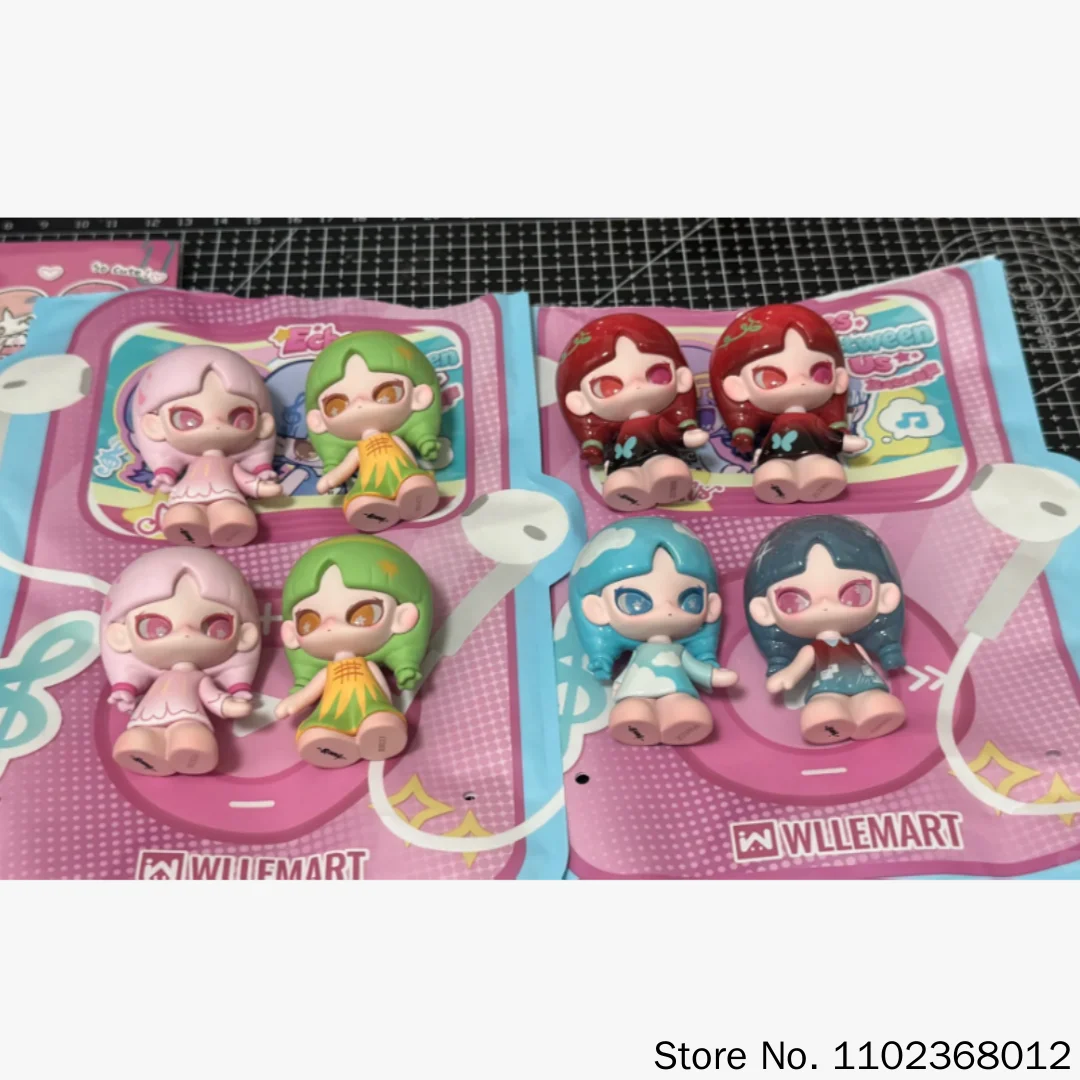 New Inn Echo Of Left And Right Mini Bean Blind Box Blind Bag Trendy Limited Collectible Toy Fine Decor Ornament Festival Gift