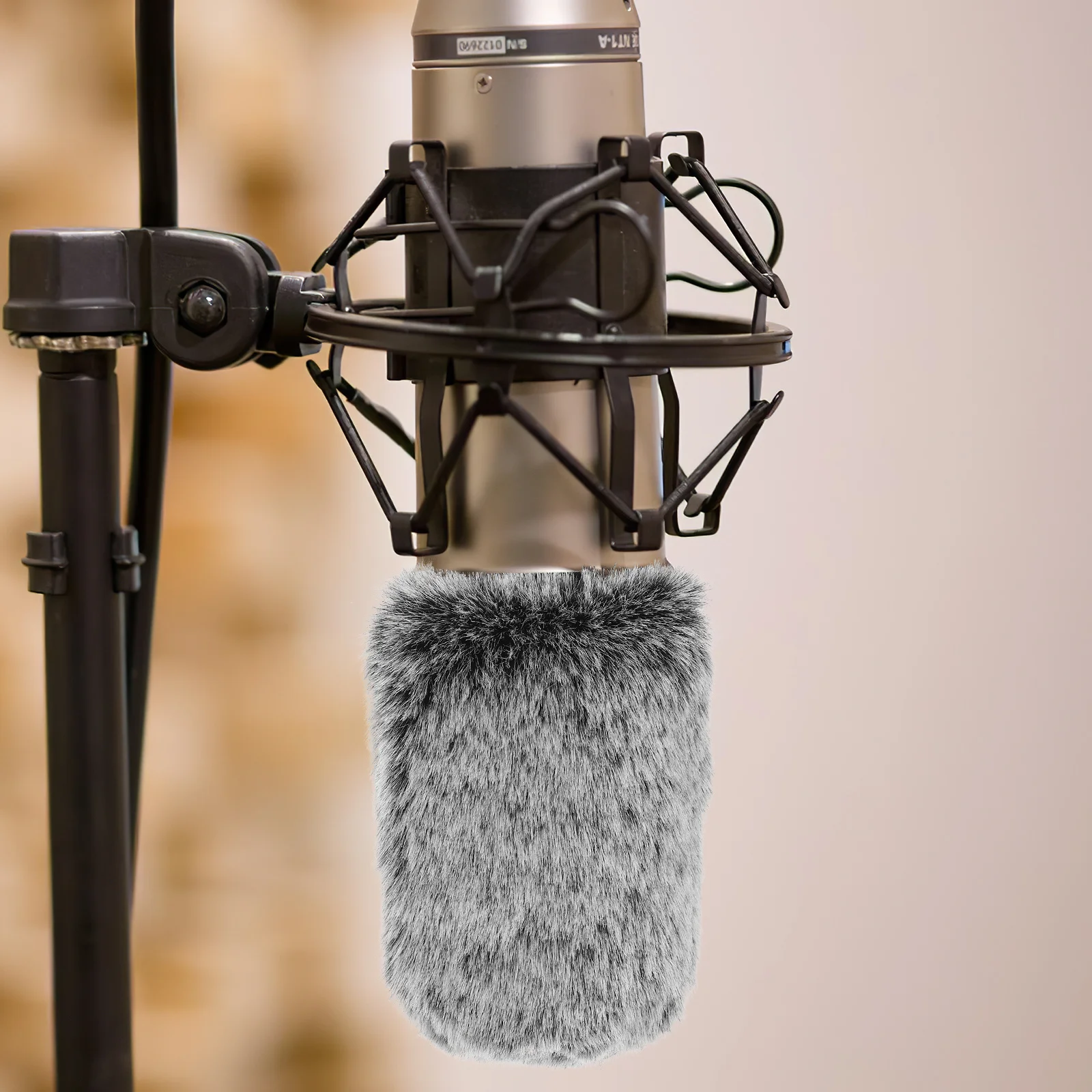 

Mic Windproof Protective Cover Thick Material Noise Reduction Microphone Filter for Conference Party Live Streaming