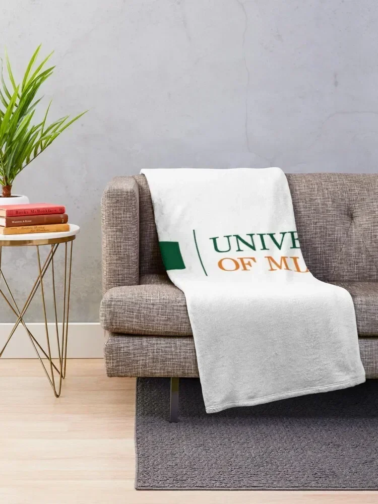 University of Miami law Throw Blanket Decorative Beds Soft Plaid Blankets Sofas Of Decoration Luxury St Blankets