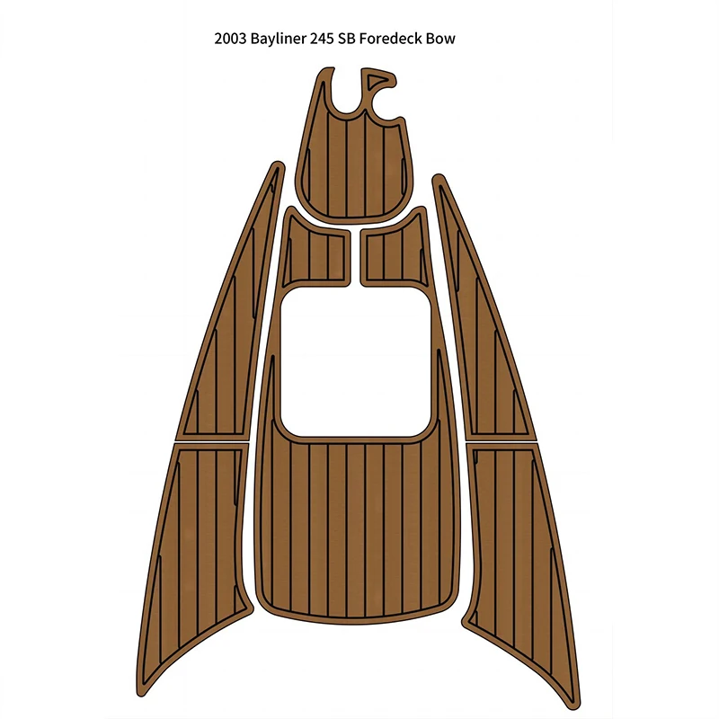 2008 Four Winns 378 Vista Swim Platform Cockpit Pad Boat EVA Teak Deck Floor Mat