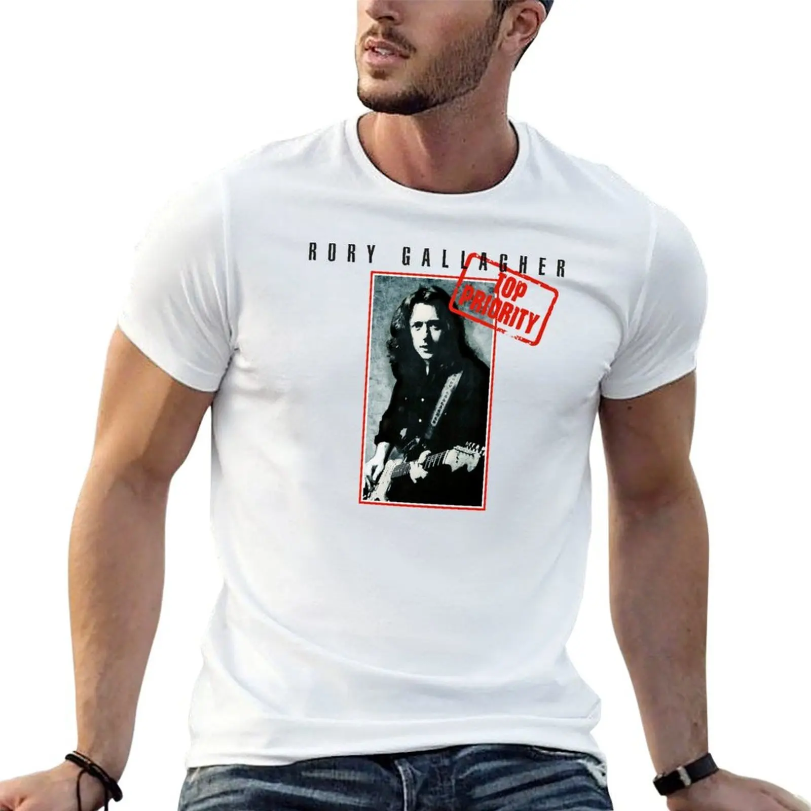 

Rory Gallagher T-Shirt man t shirt cotton high quality t shirts for man graphic funny T-Shirt