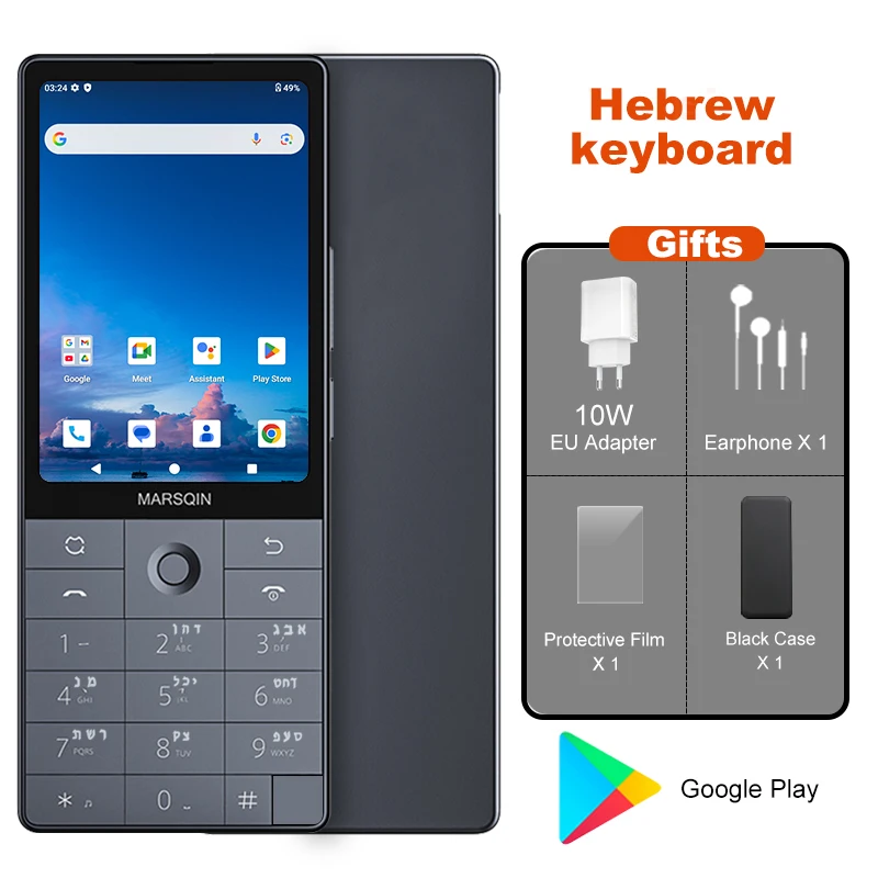 スマートフォン本体 TIQ mini QIN F25 Android14 6GB+128GB Qin F25 No Camera Dual SIM Touch Screen MTK8786 Android 14 3.54
