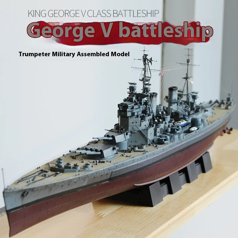 

Small Hand Warship Bumblebee Aircraft Carrier Model British Navy George V Battleship Military Warship Children'S Birthday Gift