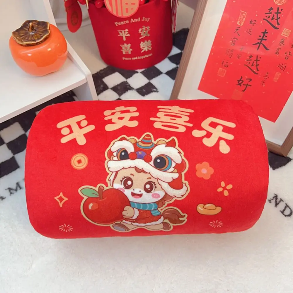 Chinese stijl paard gevuld handkussen schattig zacht paard dutje kussen cartoon PP katoen vulling dierenriem paard pop slaapkamer decor