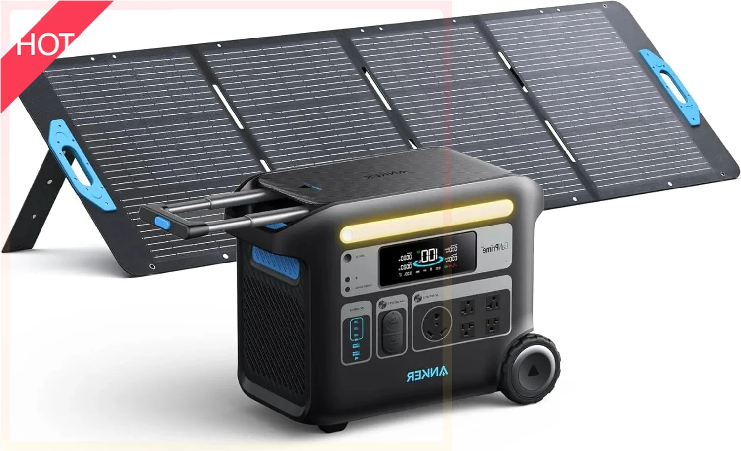 

CCS F2000 Portable Station, Powerhouse 767, 2048Wh GaNPrime Generator 200W Panel, LiFePO4 Batteries, SE
