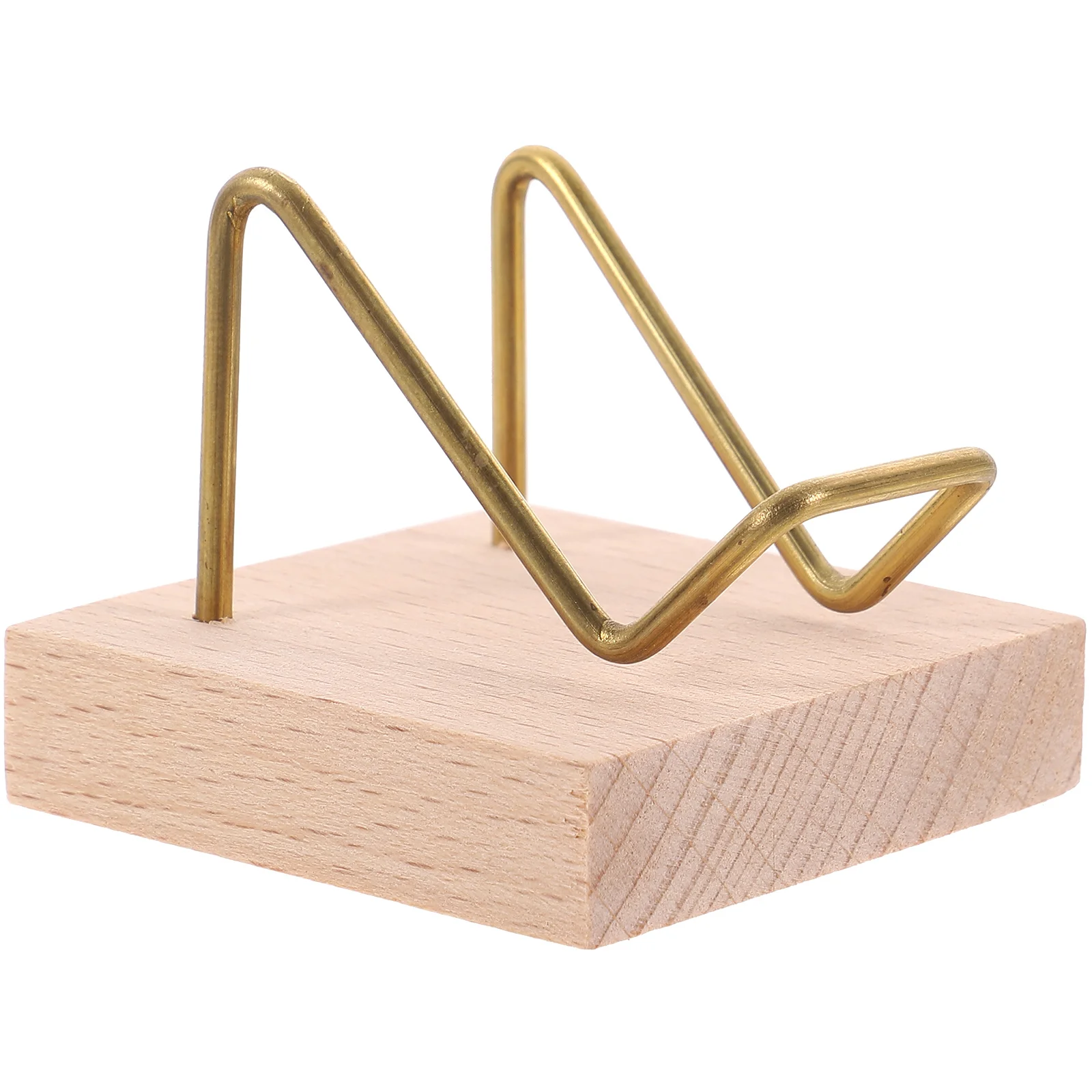 

1 шт. прочная деревянная подставка для камня с металлическим держателем для хрустального минерального дисплея