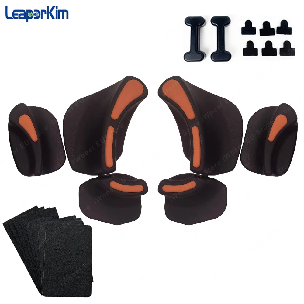 LeaperKim Veteran Lynx Electric Wheel Power Pad LeaperKim Veteran Lynx Leg Pads Red Orange Yellow Black for Veteran LYNX EUC