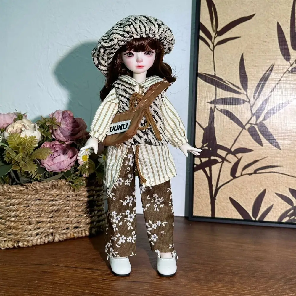 패션 30cm 인형 옷 스웨터 코트 가을 겨울 스타일 인형 드레스 예쁜 캐주얼 1/6 BJD 인형 의상 세트 소녀 장난감 선물