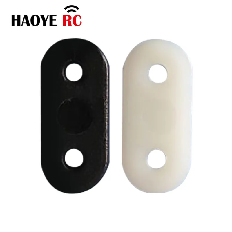 HY 20 Pcs Oval Gear Plates Undercarriage Mounting Strap Gear Plates For RC Airplanes Parts Electric Planes Foam Model Accessorie