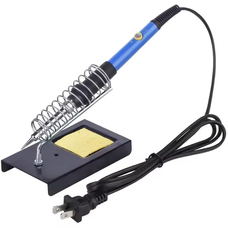 Electric Soldering Iron Stand with Sponge Cleaning Pads Universal High-Temperature Resistant Soldering Holder view 4