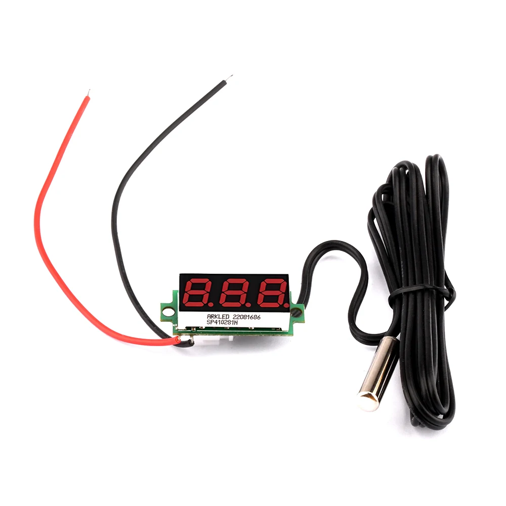 Digital Thermometer Temperature Sensor Meter LED Aquarium Car Water Bath Temperature Tester Detector Monitor Gauge