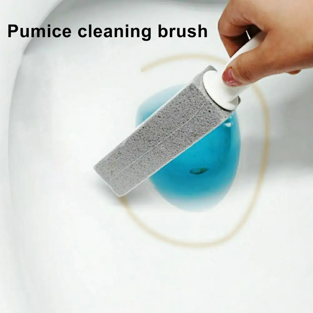 Toilet Bowl Pumice Stone Cleaning Brush Limescale Remover With Long Handle Bathtub Swimming Pool Pumice Stone Toilet Cleaner