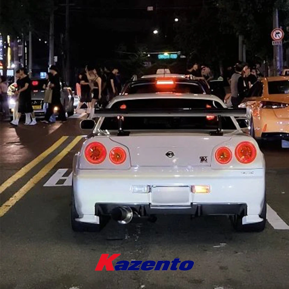 日産スカイライン用リアバンパーブレード,r34 gtr oem,カーボン