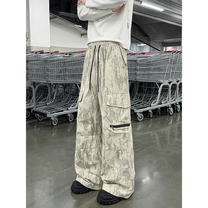 

LAPPSTER Big Pocket Camo Cargo Pants Overalls Zipper Baggy Joggers Fall Y2k Streetwear Sweatpants Korean Fashions Workwear Pants