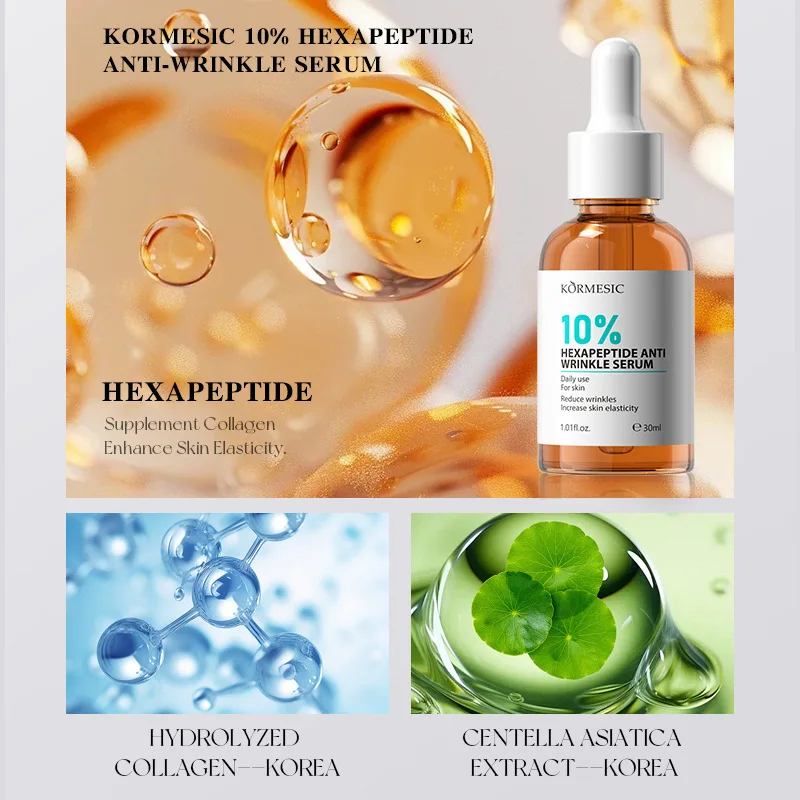 AHA Rejuvenation Facial Serum with Niacinamide & Hexapeptide: Gentle Nourishing Essence for Daily Skin Care