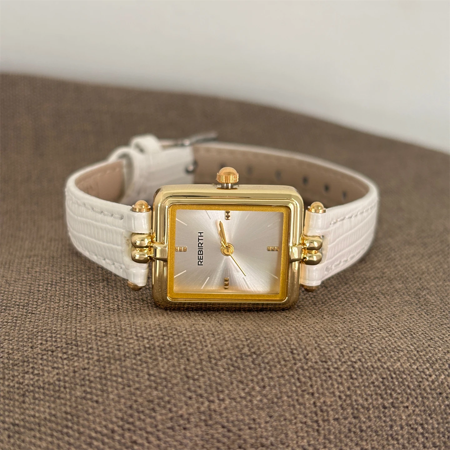 Retro black Korean version high-end watch women's niche simple design square strip belt women's watch