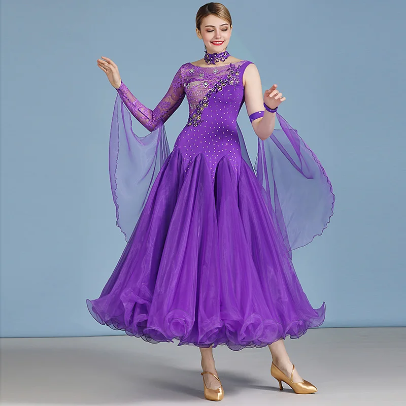 

Adult New Modern Dance Performance Dress National Standard Competition Ballroom