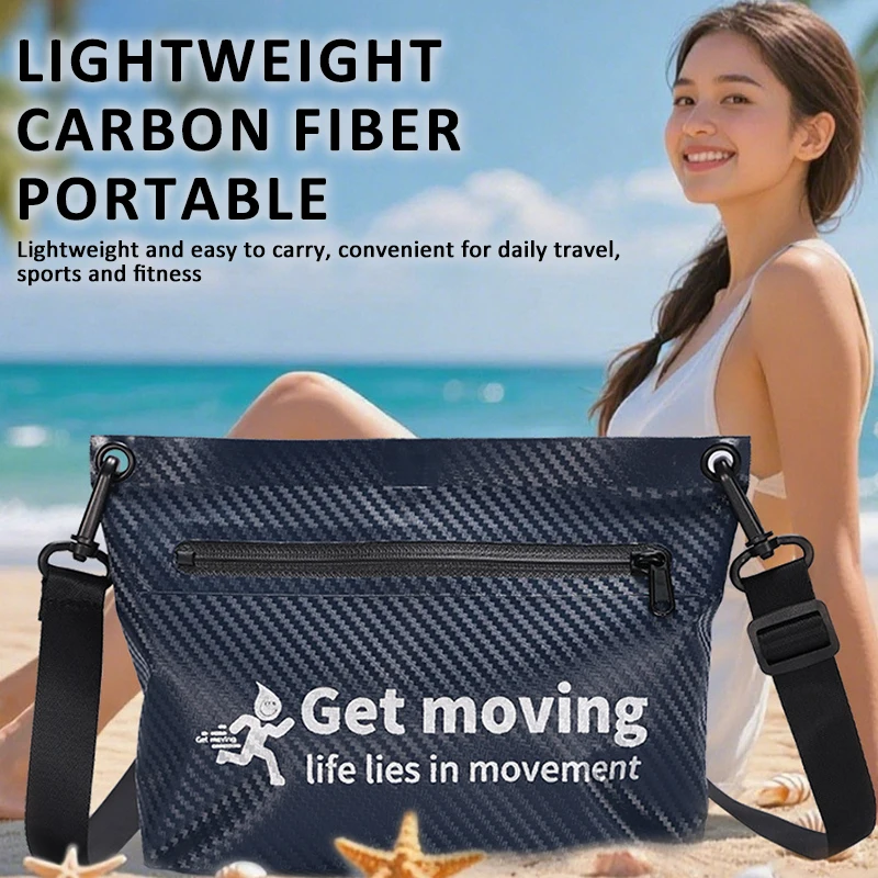 

Waterproof Dry Bag Travel Handbag Lightweight Foldable Crossbody Pack for Swimming Rafting Kayaking Travel Outdoor Sports Beach