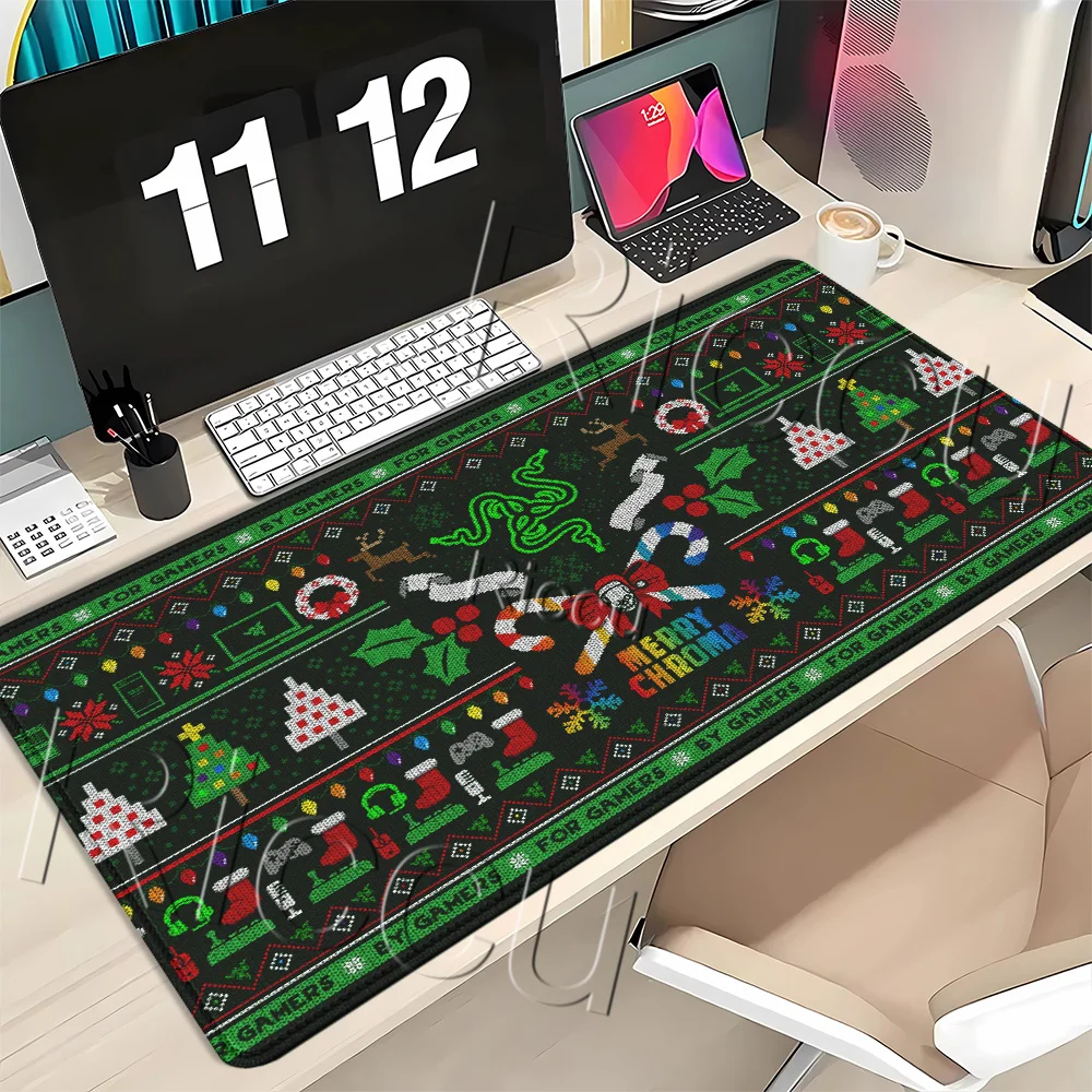 R-Razer Mouse Pad Gaming XXL Keyboard Large esports Mousepad 400x900mm Office accessories MouseMat HD printing overlock Desk Mat view 2
